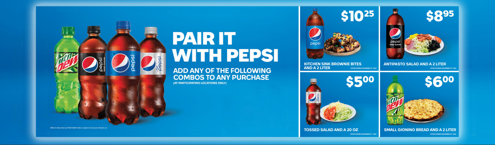 Pair it with Pepsi Promotion